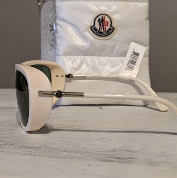 NEW Moncler Polarized Lens Aviator Sunglasses ML 0128 - Picture 8 of 13